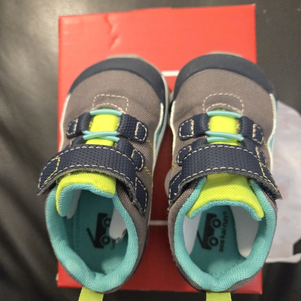 See Kai Run Summit, size 6, Gray/Multi color